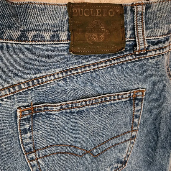 Vintage Bugle Boy Blue Jean Shorts for Men - Picture 5 of 6